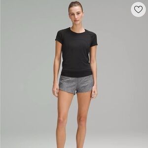 Women's LULULEMON Black and Gray Shorts